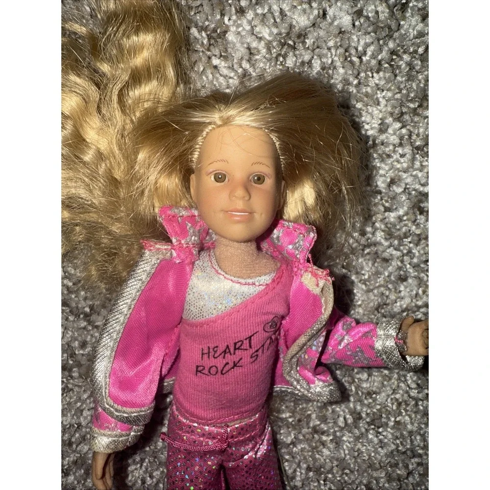 2004 Only Hearts Club Doll Heart Rock Star Taylor Angelique Poseable AS IS